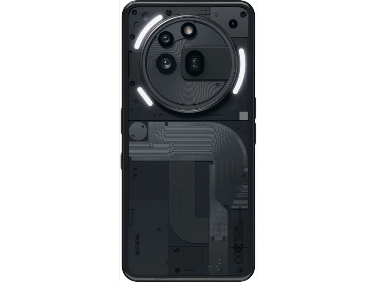 Nothing Phone (3a) Pro 12+256GB (sort) Mobiltelefoner