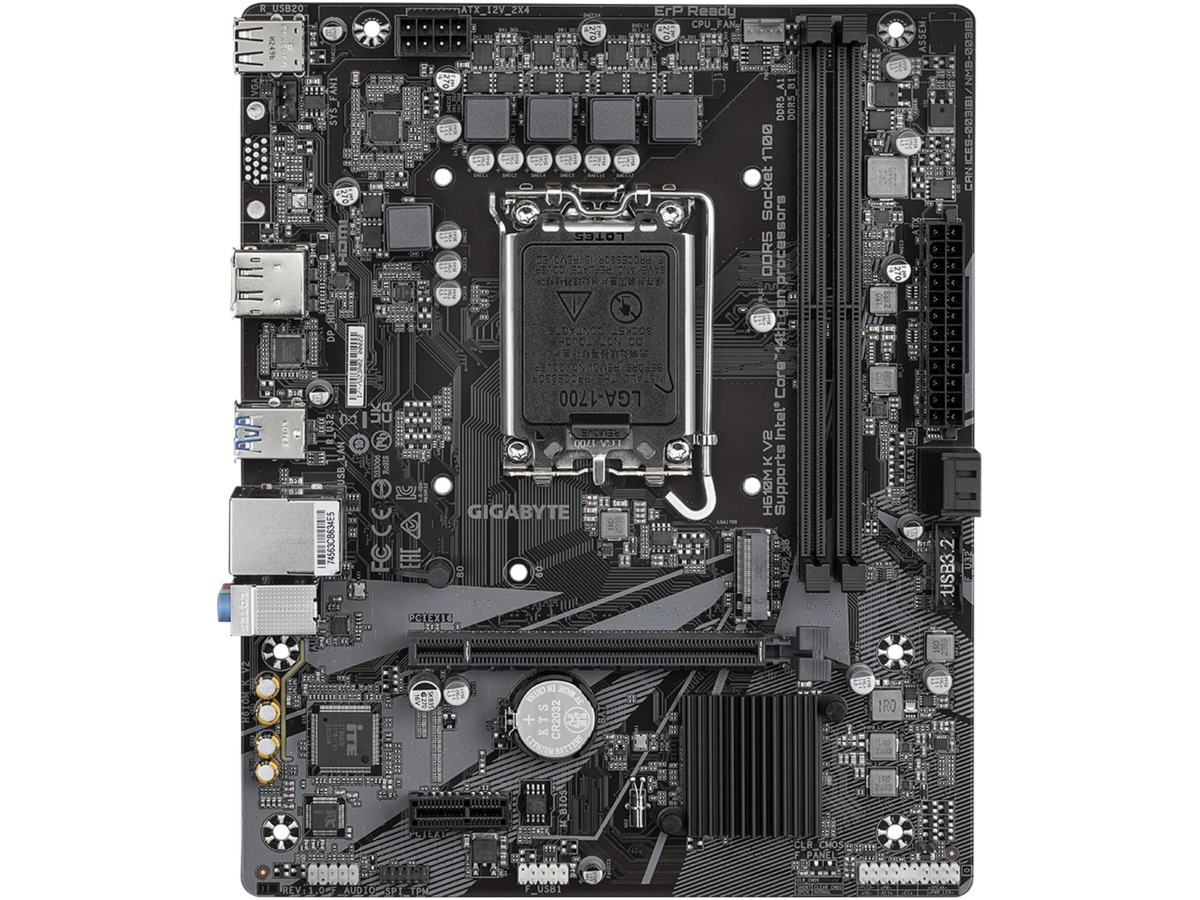 Gigabyte H610M K V2 Hovedkort Intel Socket