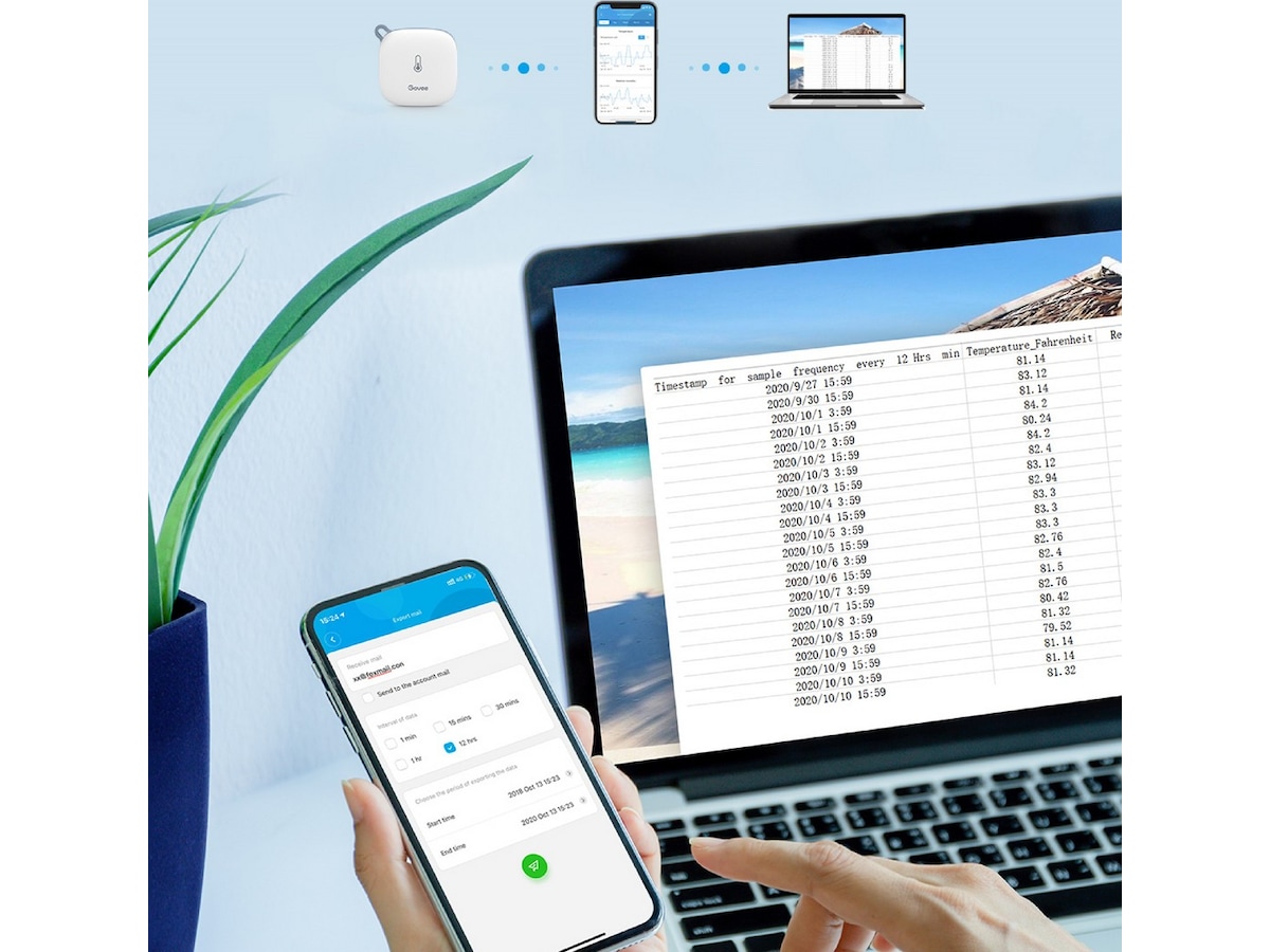 Govee WiFi termometer og hygrometer Sensorer