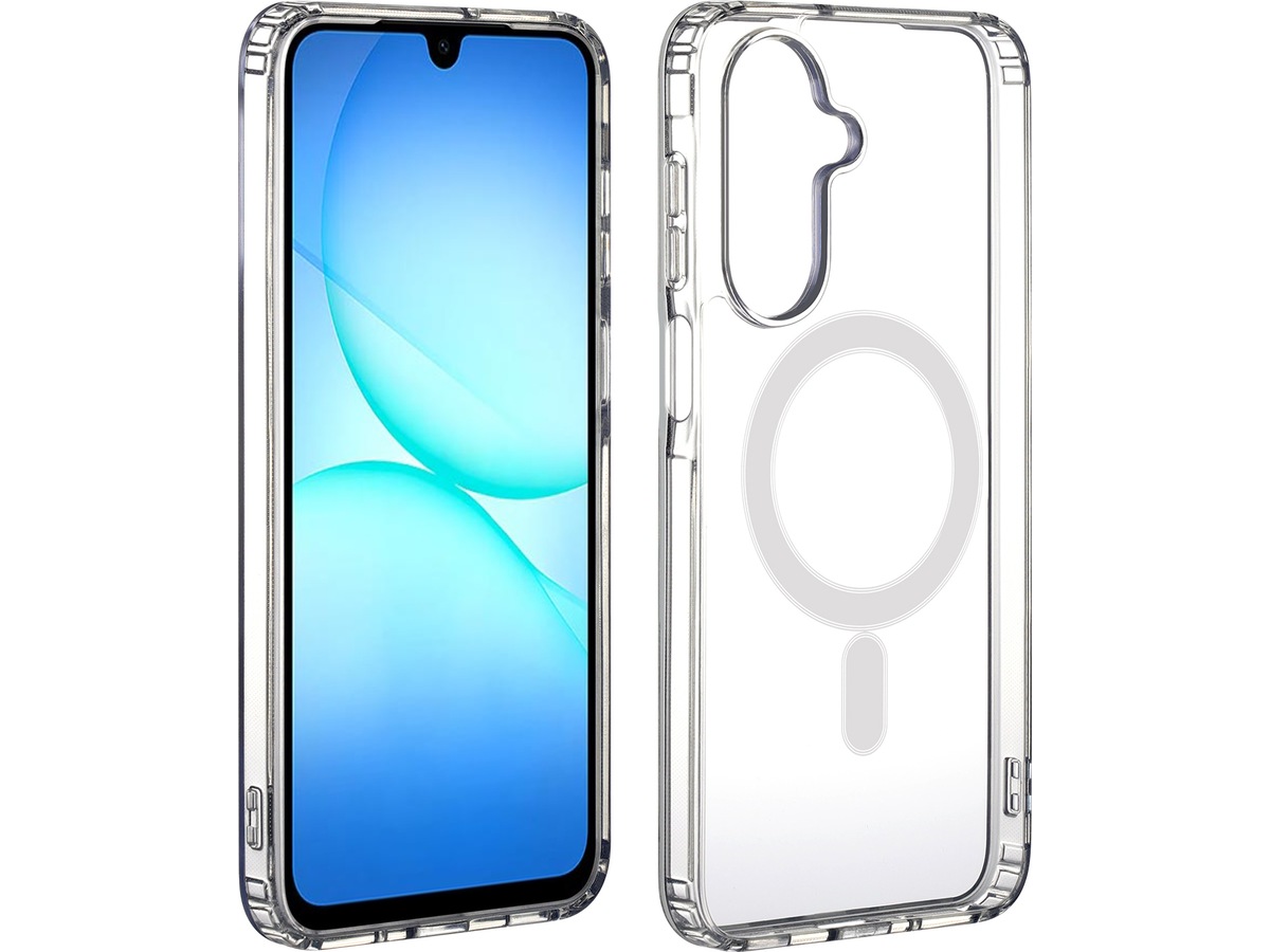 iiglo Galaxy A17 Magnetic Silikondeksel (gjennomsiktig) Deksel til mobiltelefon