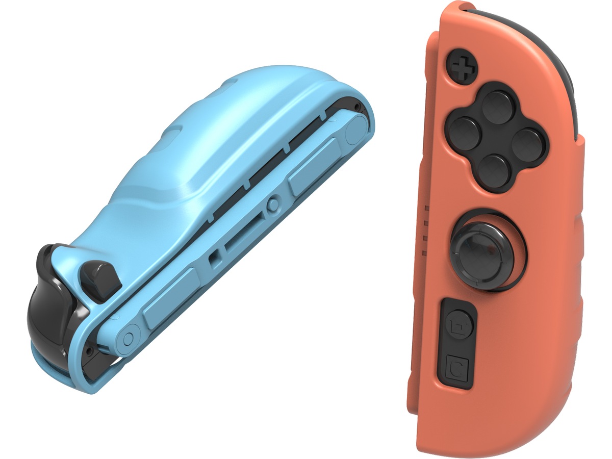 Gaminja Nintendo Switch 2 Joy-Con 2 Silikongrep (blå/oransje) Tilbehør