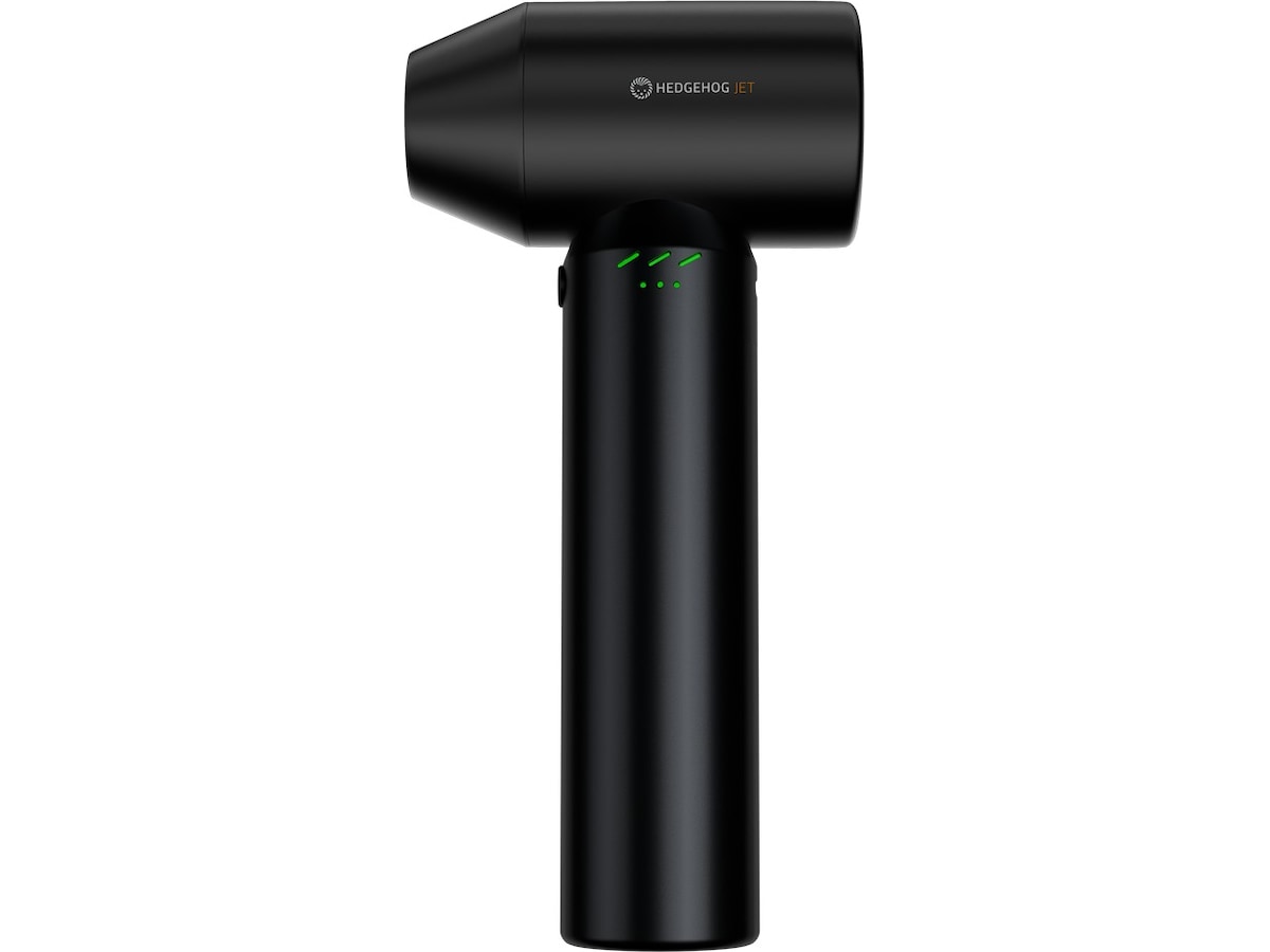 Hedgehog JET håndholdt luftblåser (sort) Rens