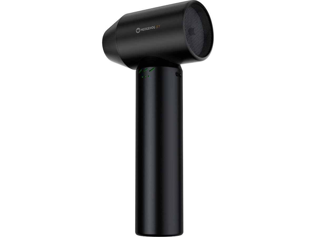Hedgehog JET håndholdt luftblåser (sort) Rens