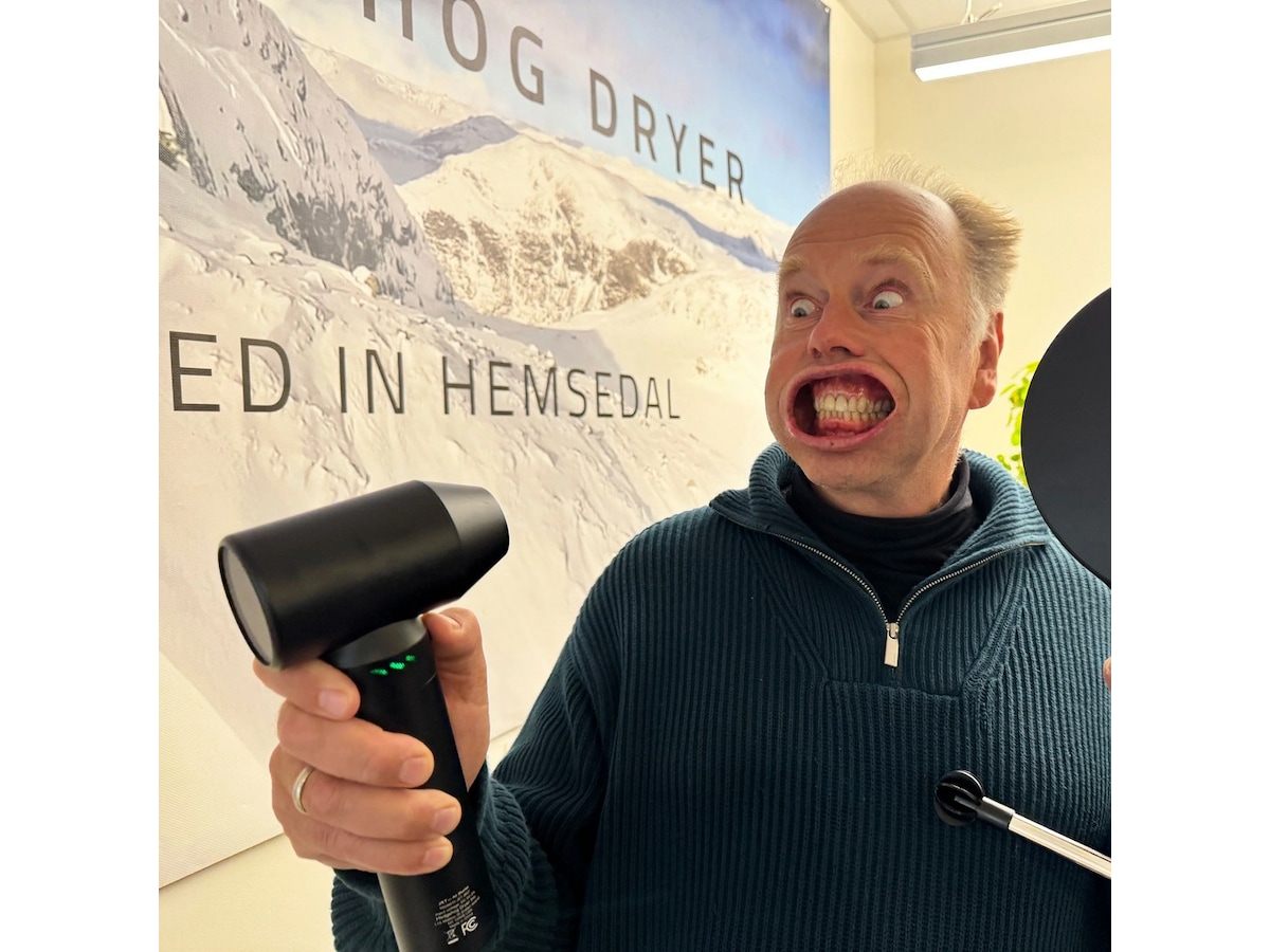 Hedgehog JET håndholdt luftblåser (sort) Rens