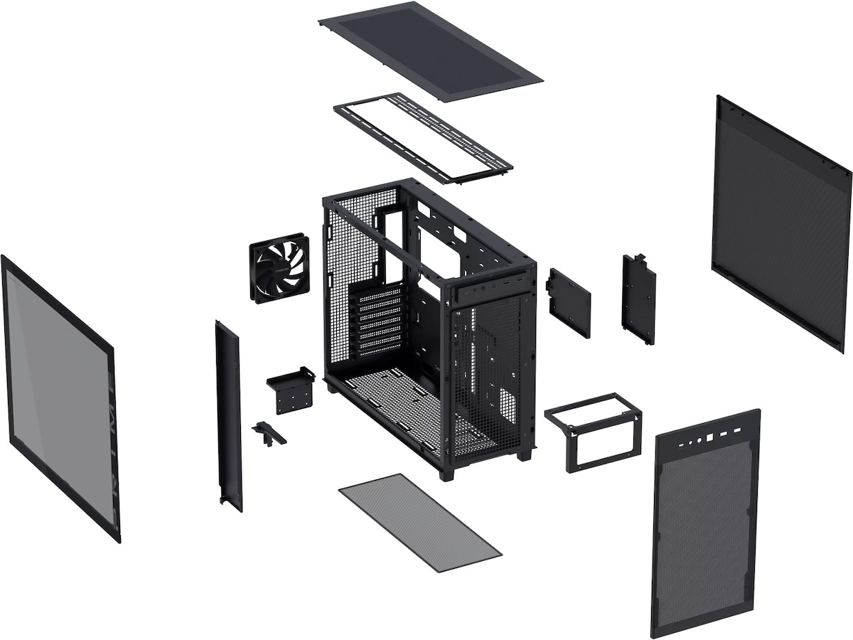 Asus Prime AP303 TG Mid Tower (svart) Midi tower