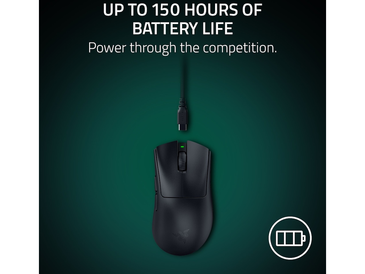 Razer DeathAdder V4 Pro trådløs gamingmus (sort) Gamingmus