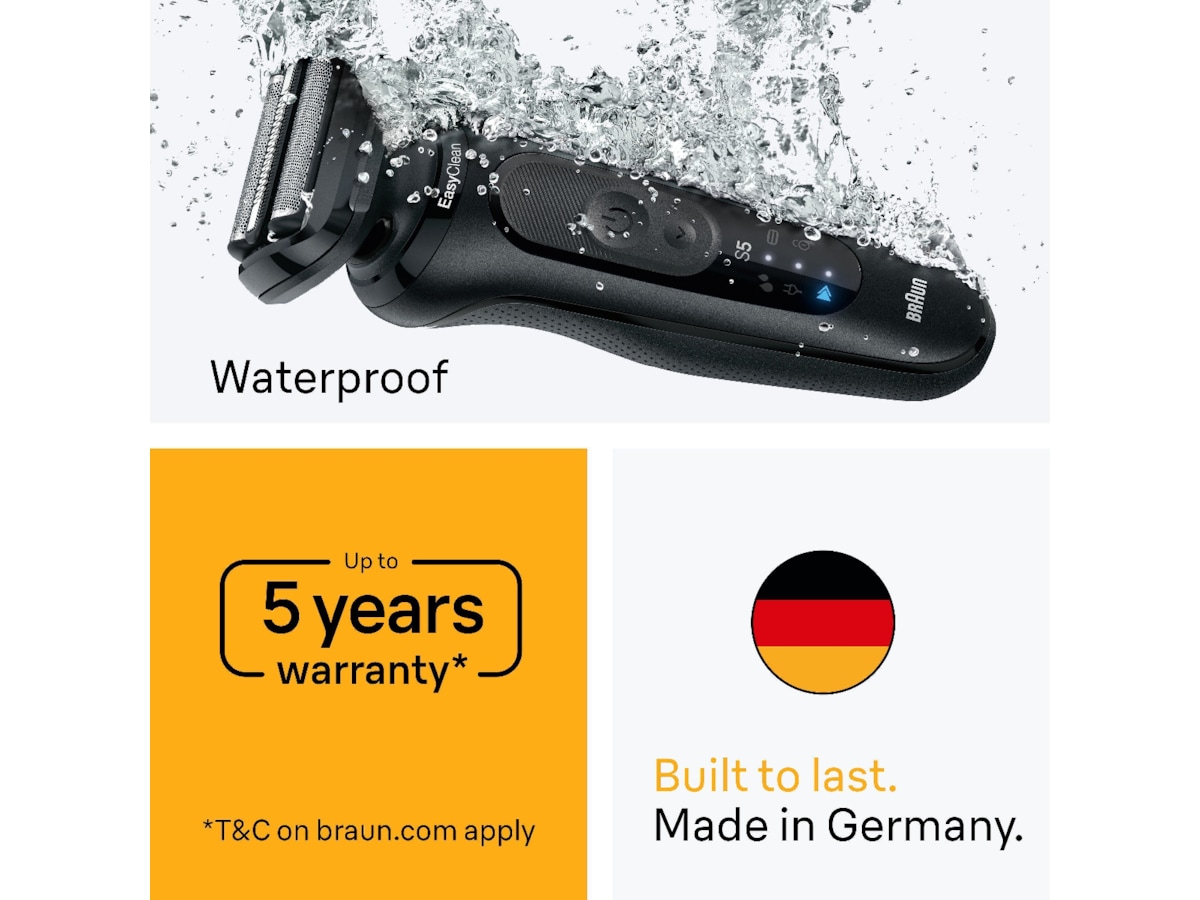 Braun Series 5 elektrisk barbermaskin 52-N1200S Barbermaskiner