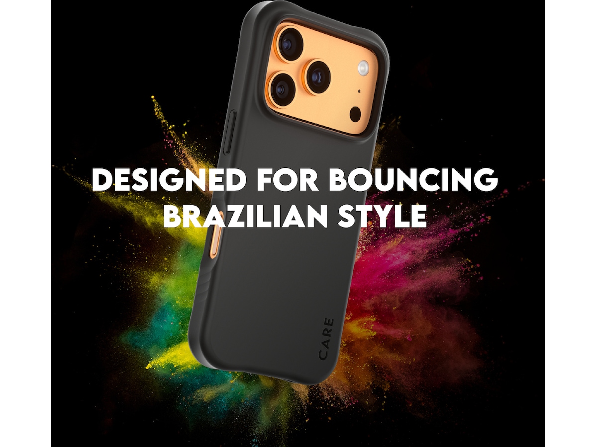 PanzerGlass CARE iPhone 17 Pro Samba Hardcase deksel (sort) Deksel til mobiltelefon
