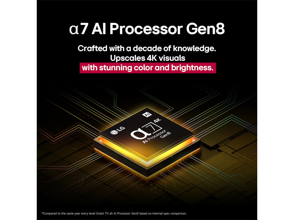 LG 75'' UA75 AI 4k Smart TV (2025) 70 - 79 tommer TV