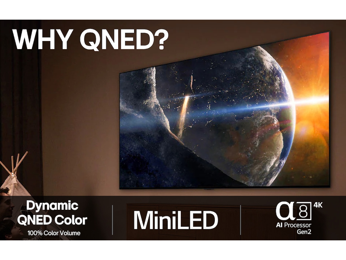 LG 86'' QNED85 evo AI MiniLED 4k Smart TV (2025) Over 80 tommer TV