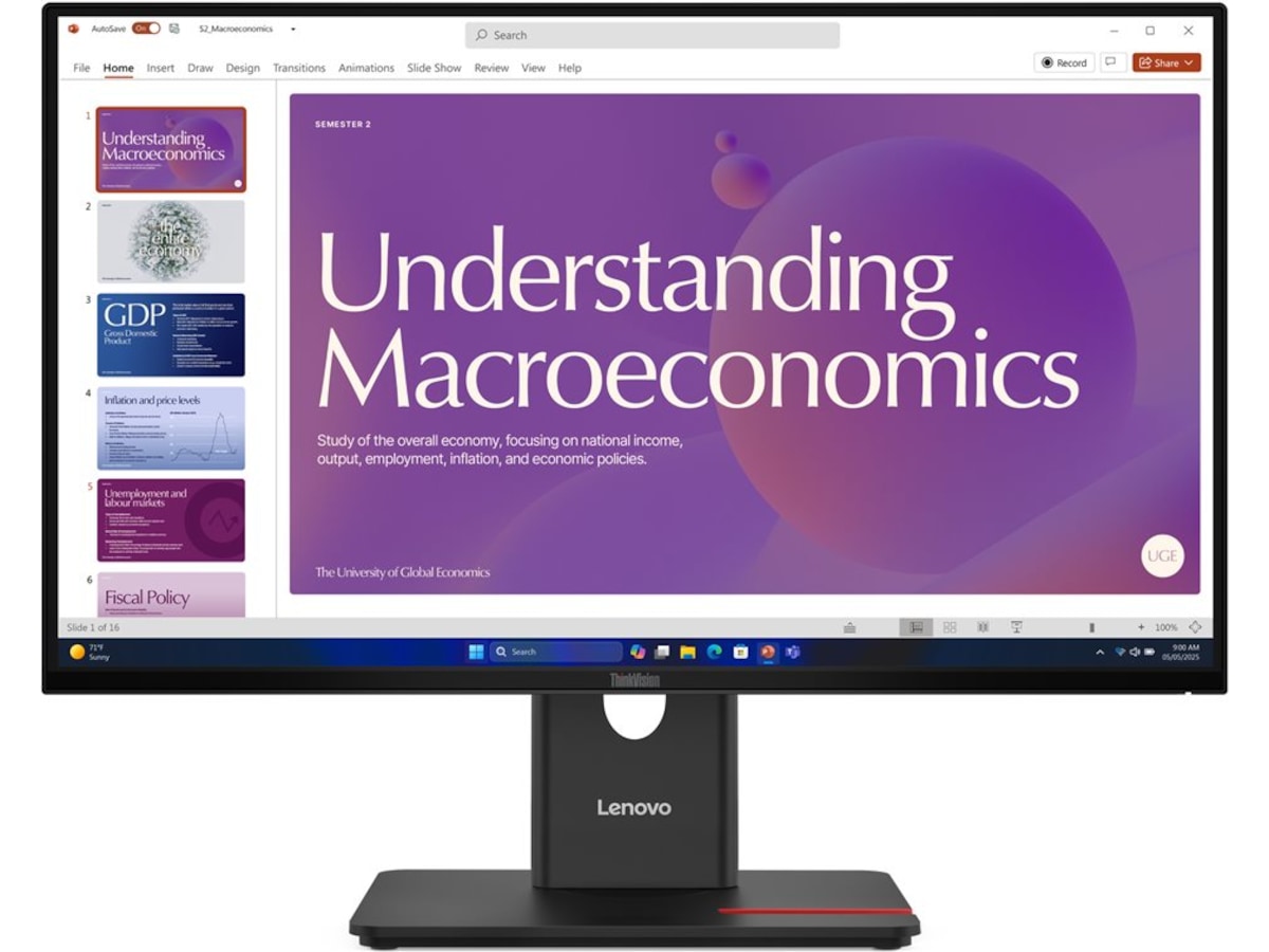 Lenovo 24" skjerm ThinkVision T24D-40 Skjermer
