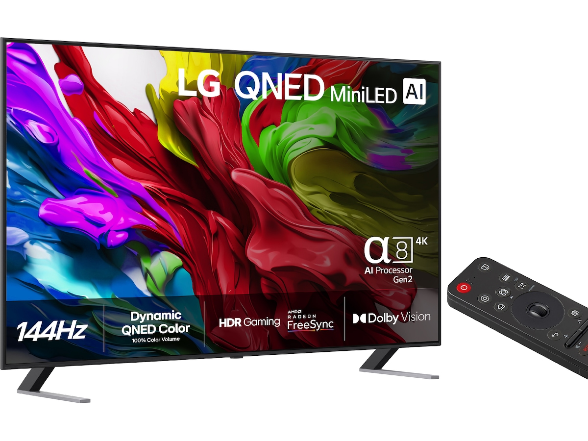 LG 75'' QNED85 evo AI MiniLED 4k Smart TV (2025) 70 - 79 tommer TV