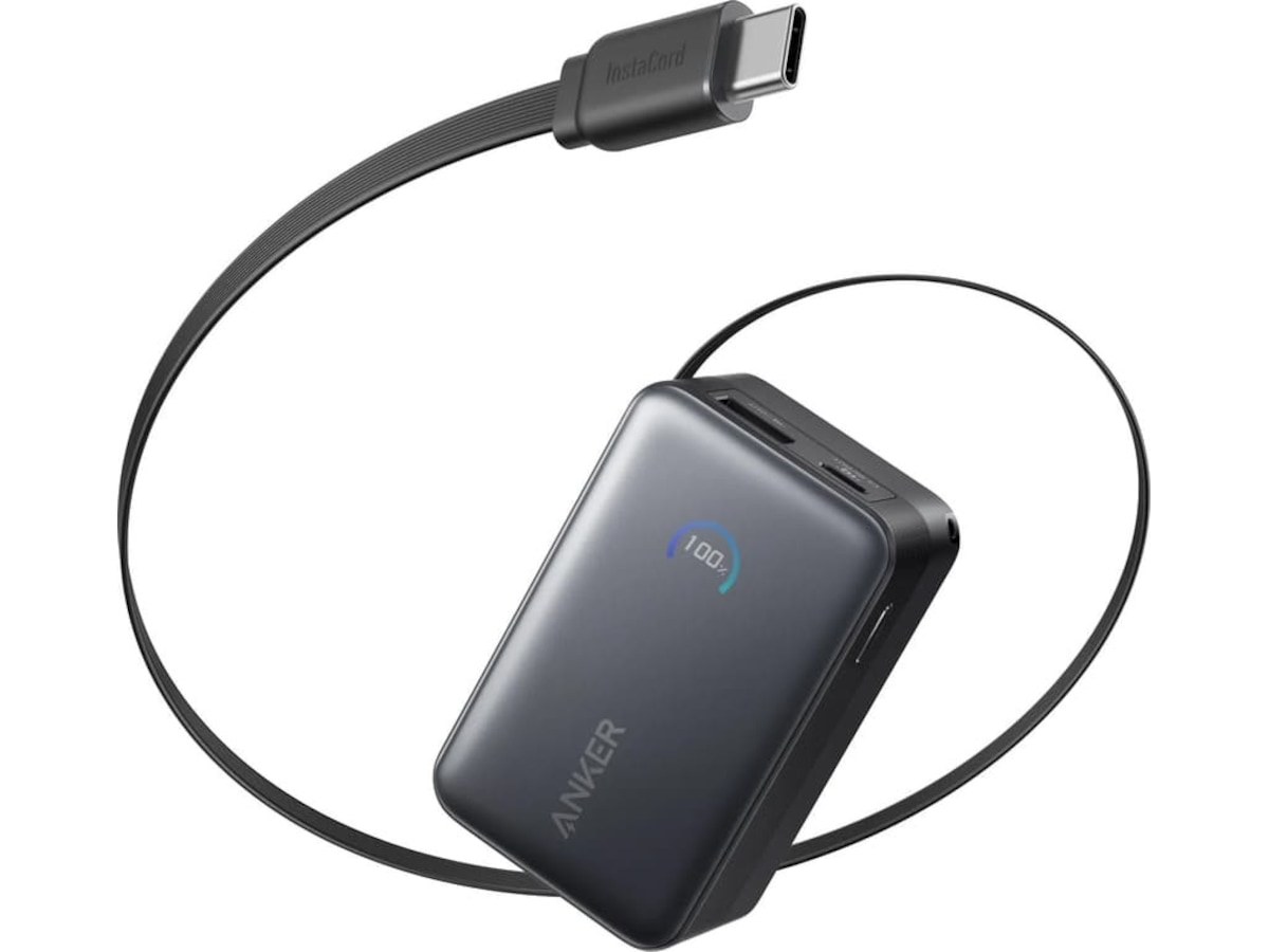 Anker Nano Powerbank 10K 45W (svart) Powerbank