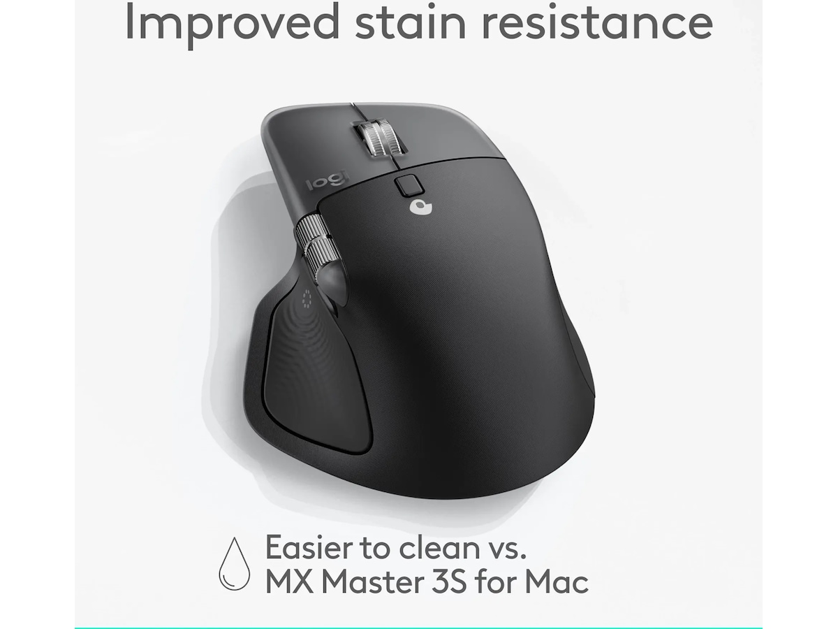 Logitech MX Master 4 for Mac Trådløs Ergonomisk Mus (space black) Mus