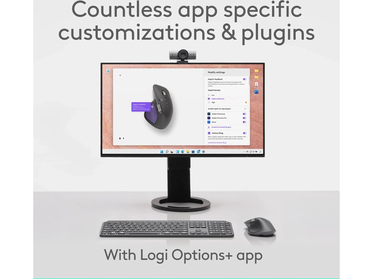Logitech MX Master 4 for Mac Trådløs Ergonomisk Mus (space black) Mus