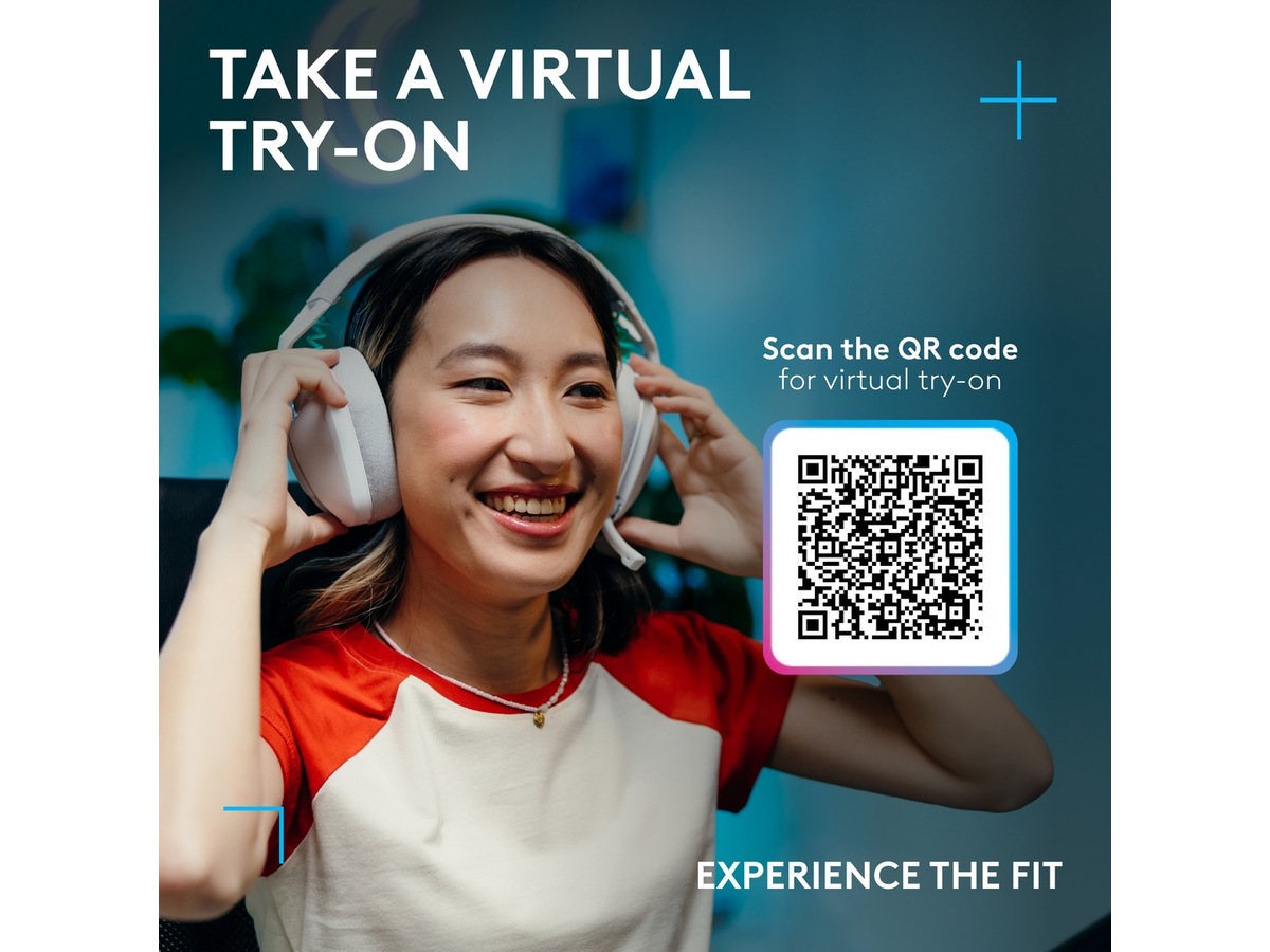 Logitech G321 Lightspeed Trådløs Gaming Headset (hvit) Gaming headset