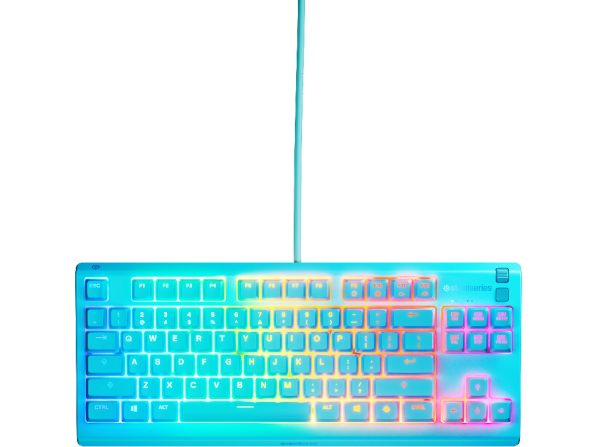 Steelseries Apex 3 TKL Gamingtastatur (aqua) Gamingtastatur