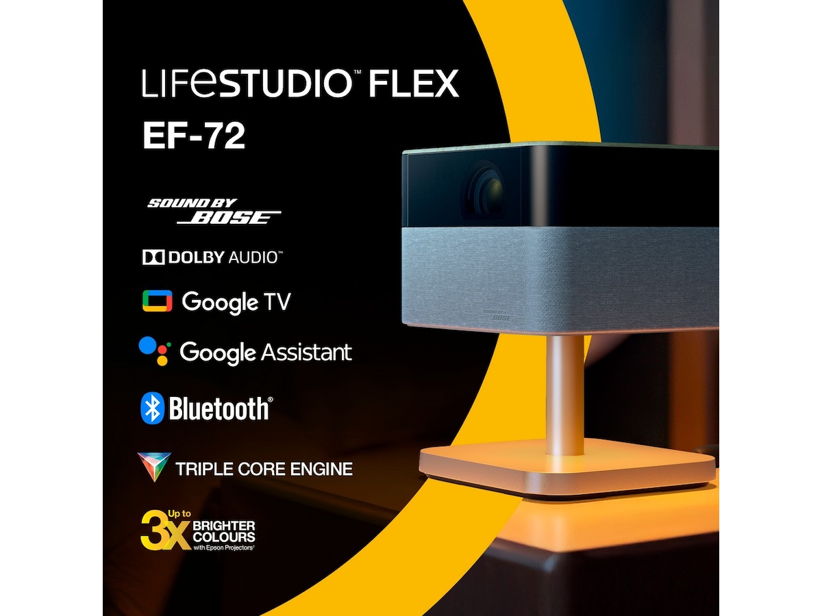 Epson Lifestudio Flex EF-72 4K 3LCD projektor (eik) Projektorer