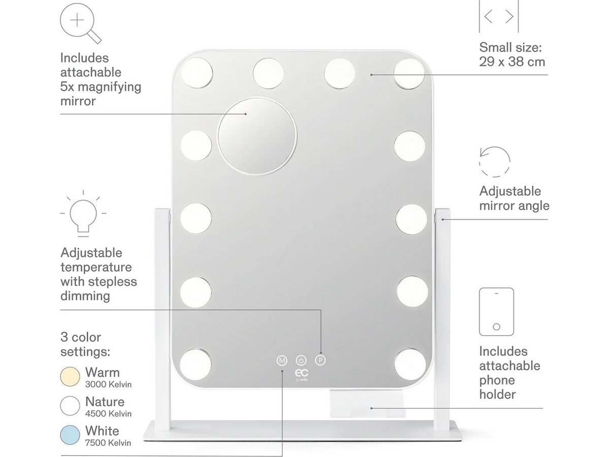 EC Shine Sminkespeil Ansiktspleie