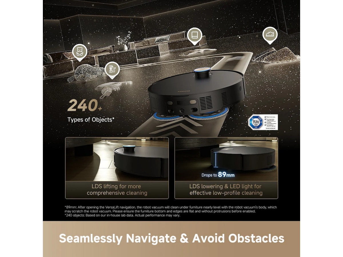 Dreame matrix 10 Ultra Robotstøvsuger  (sort) Robotstøvsugere