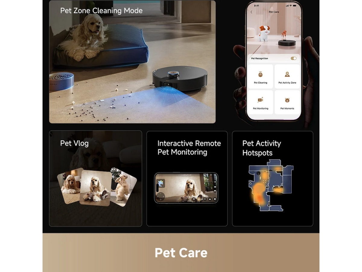 Dreame matrix 10 Ultra Robotstøvsuger  (sort) Robotstøvsugere