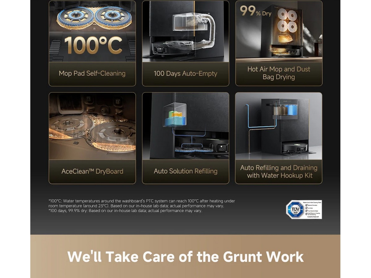 Dreame matrix 10 Ultra Robotstøvsuger  (sort) Robotstøvsugere