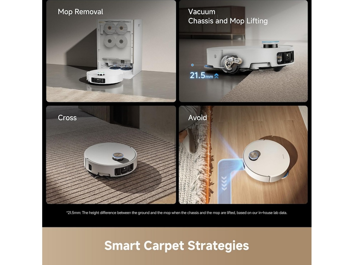 Dreame matrix 10 Ultra robotstøvsuger (hvit) Robotstøvsugere