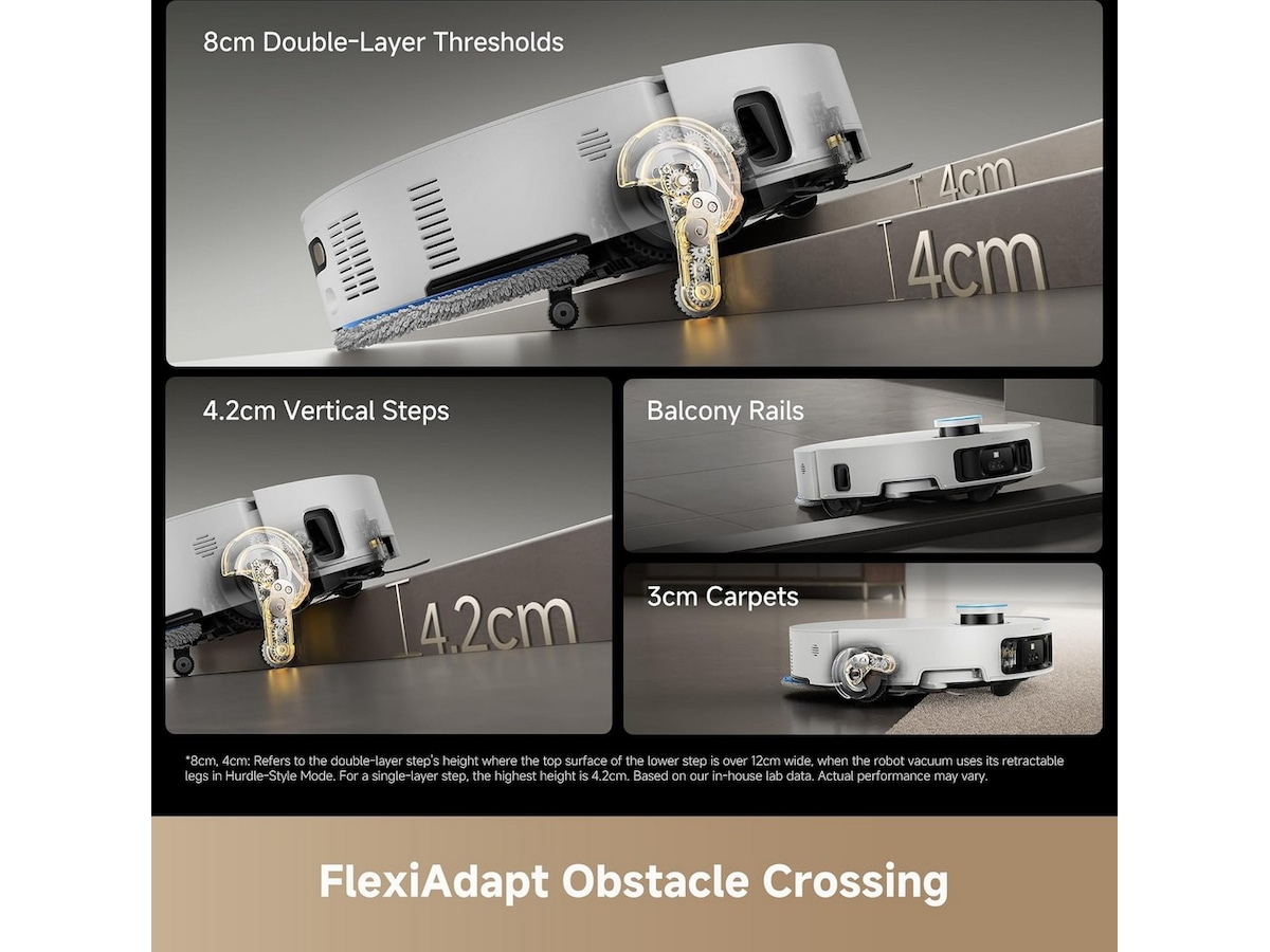 Dreame matrix 10 Ultra robotstøvsuger (hvit) Robotstøvsugere