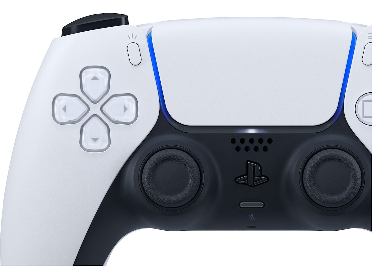 PlayStation 5 DualSense-kontroller V2 (hvit) Tilbehør til PS5