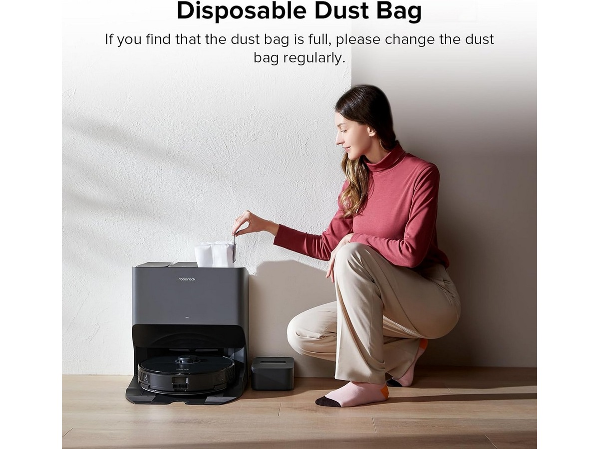 Roborock støvpose til ladestasjon 3 stk Tilbehør til støvsugere & rengjøring