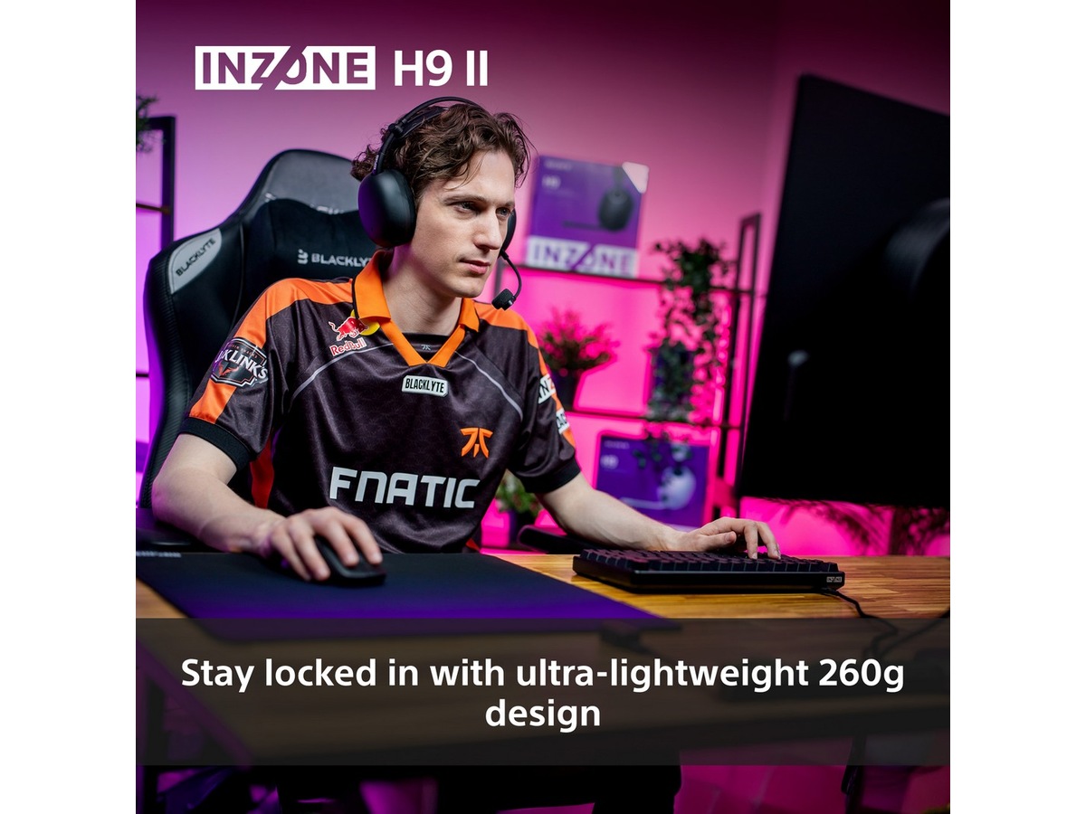 Sony INZONE H9 II Trådløst støydempende hodesett (hvit) Gaming headset