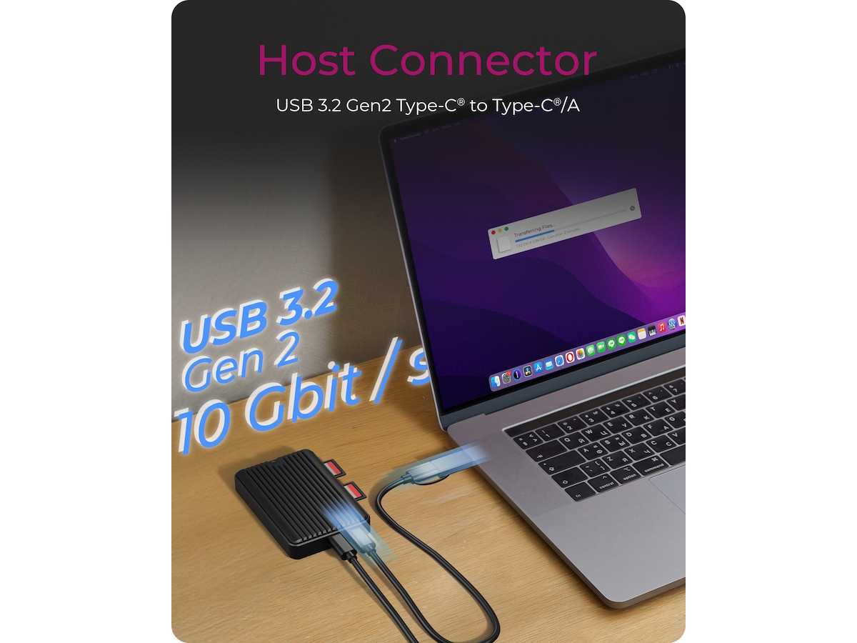 ICY BOX IB-CR602M-C31 M.2 SSD Enclosure Harddisk Ekstern