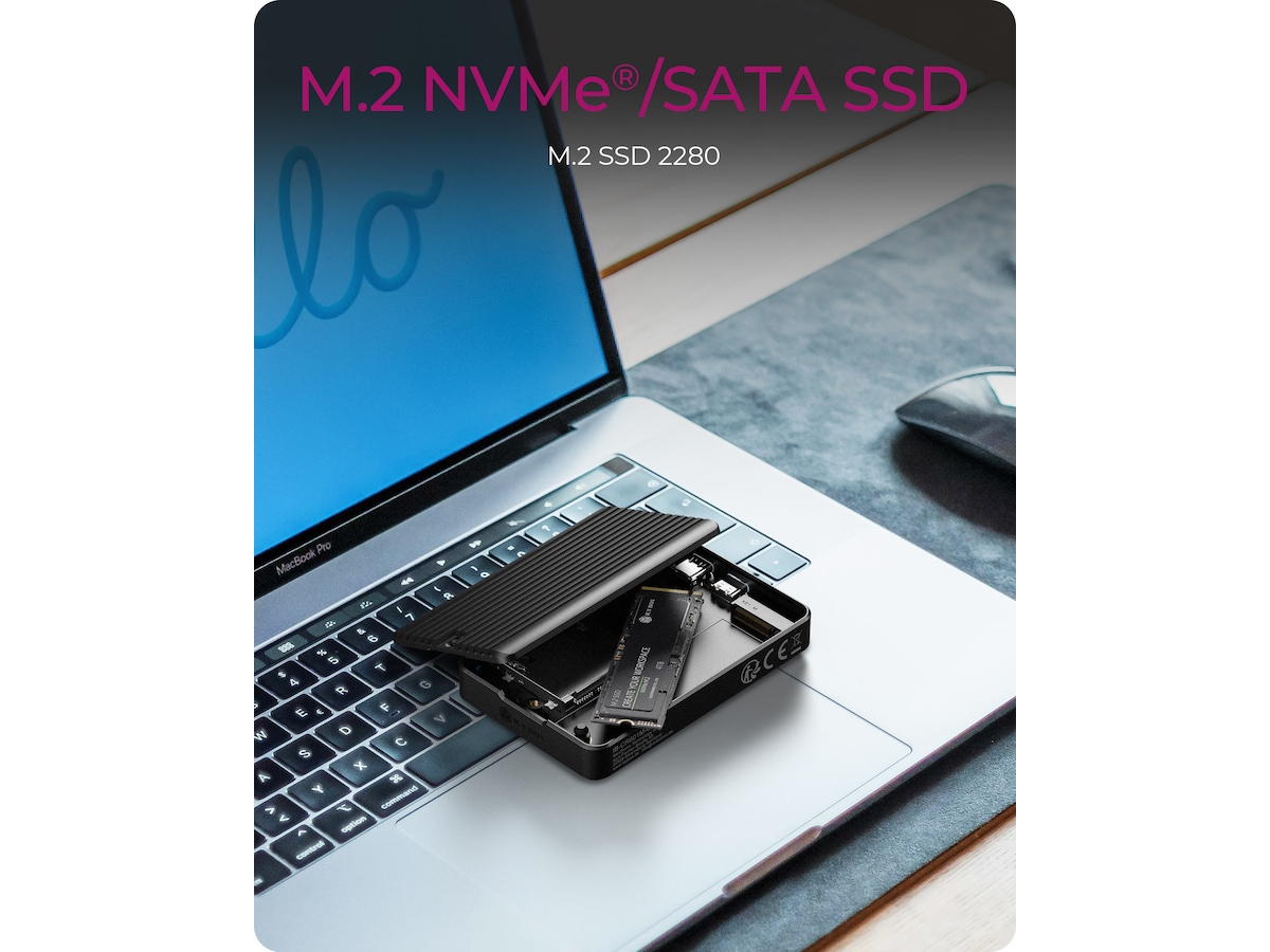 ICY BOX M.2 SSD-Enclosure Eksterne kabinetter