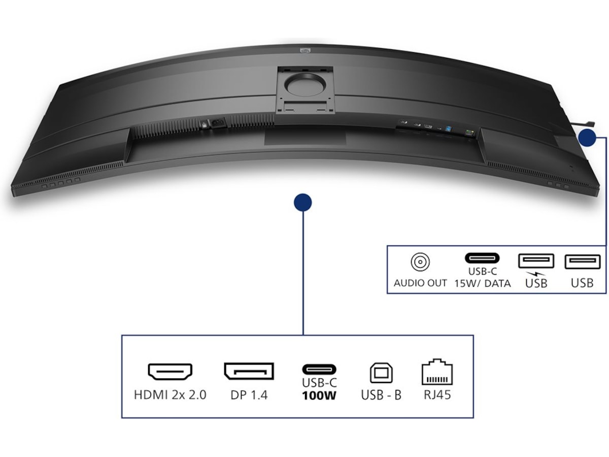 Philips 49" curved skjerm 49B2U5900C/00 Skjermer