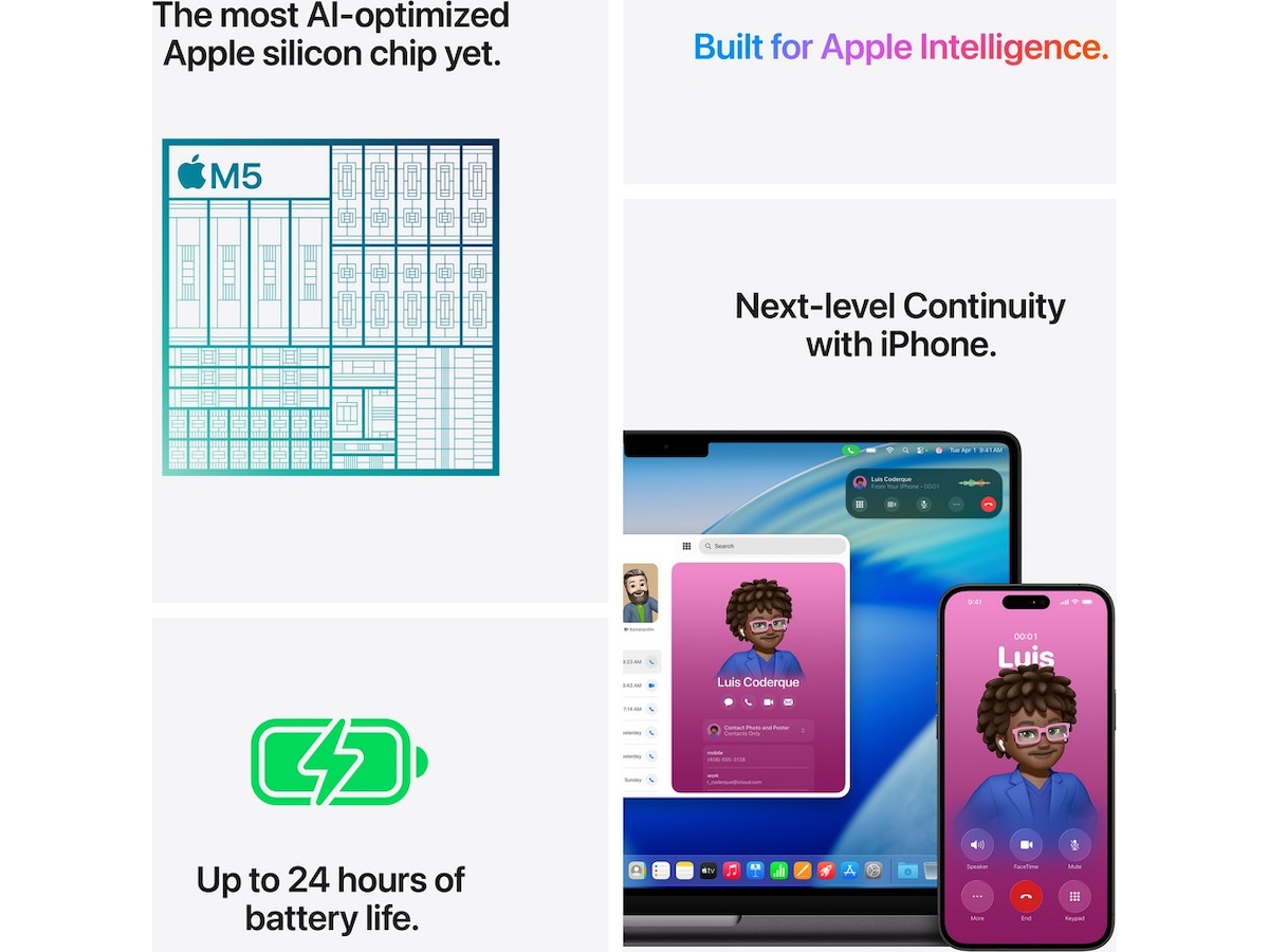 Macbook Pro 14 M5 (2025) 512GB (sølv) PC - Bærbar / laptop