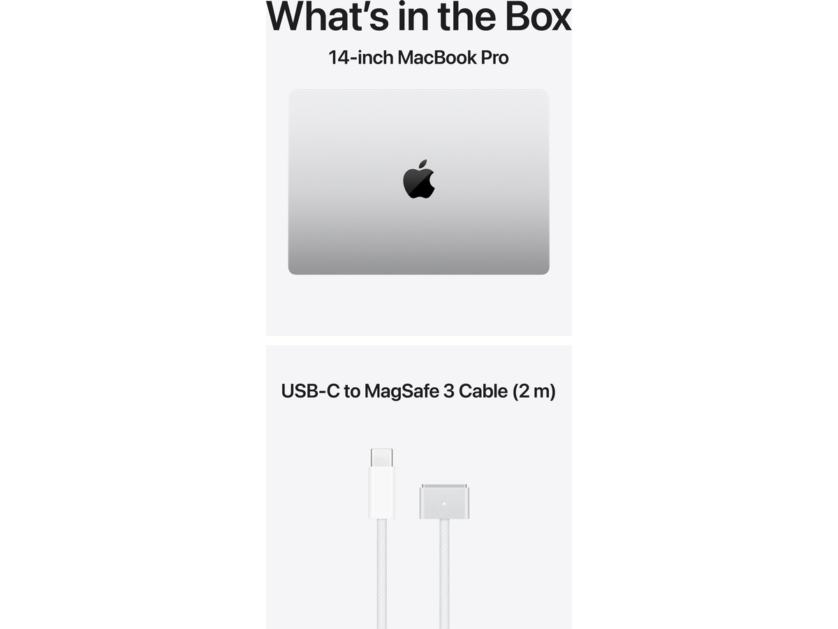 Macbook Pro 14 M5 (2025) 1TB (sølv) PC - Bærbar / laptop