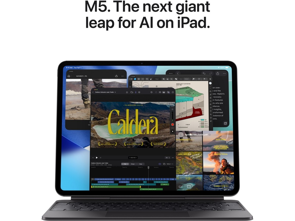 iPad Pro 13" (2025) 1TB 5G (sølv) Nettbrett / iPad