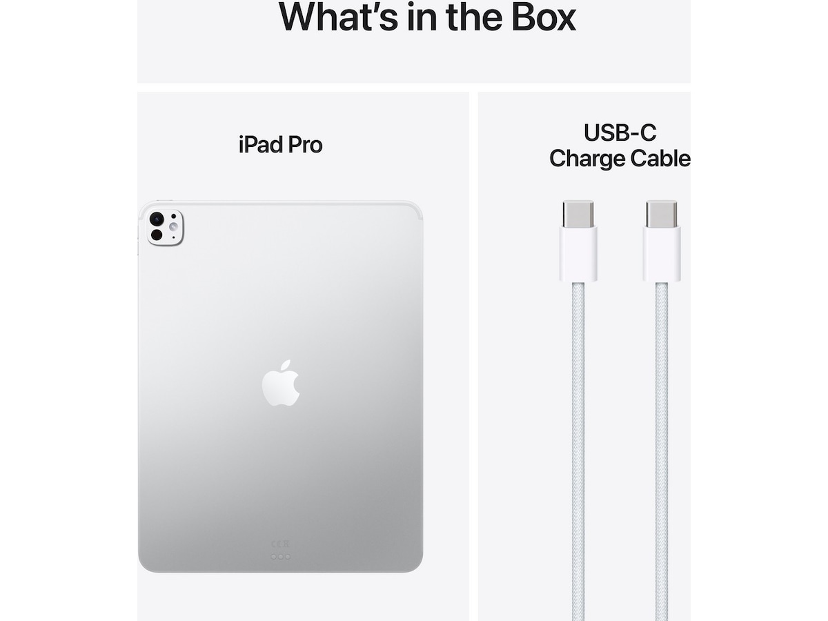 iPad Pro 13" (2025) 512GB 5G (sølv) Nettbrett / iPad