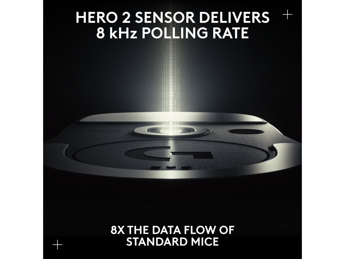 Logitech Pro X Superlight 2c Trådløs Gamingmus (svart) -B-Grade Demo mus