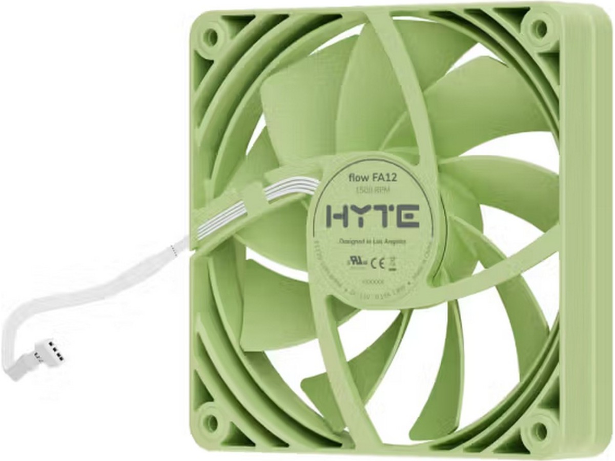 HYTE FA12 Vifte 4pk (grønn) Vifter