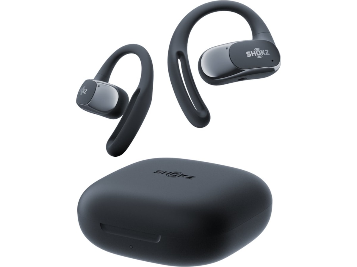 SHOKZ OpenFit Air Trådløse ørepropper, open-ear (sort) Hodetelefoner