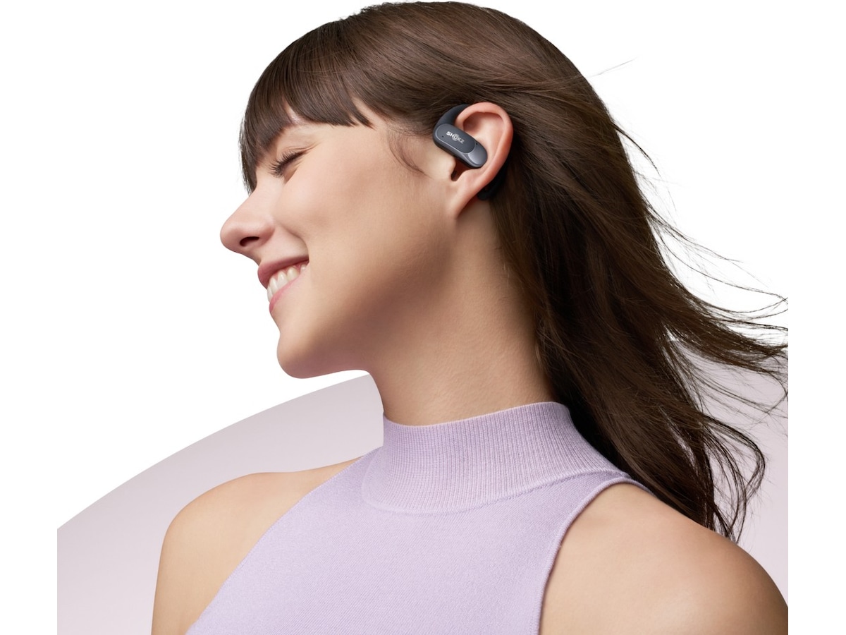 SHOKZ OpenFit Air Trådløse ørepropper, open-ear (sort) Hodetelefoner