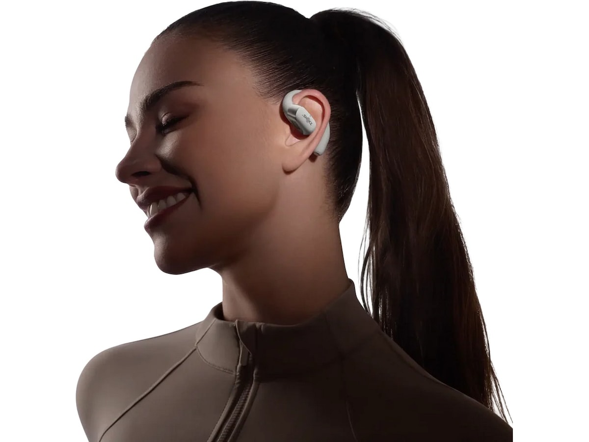 SHOKZ OpenFit 2+ trådløse ørepropper, on-ear (grå) Ørepropper