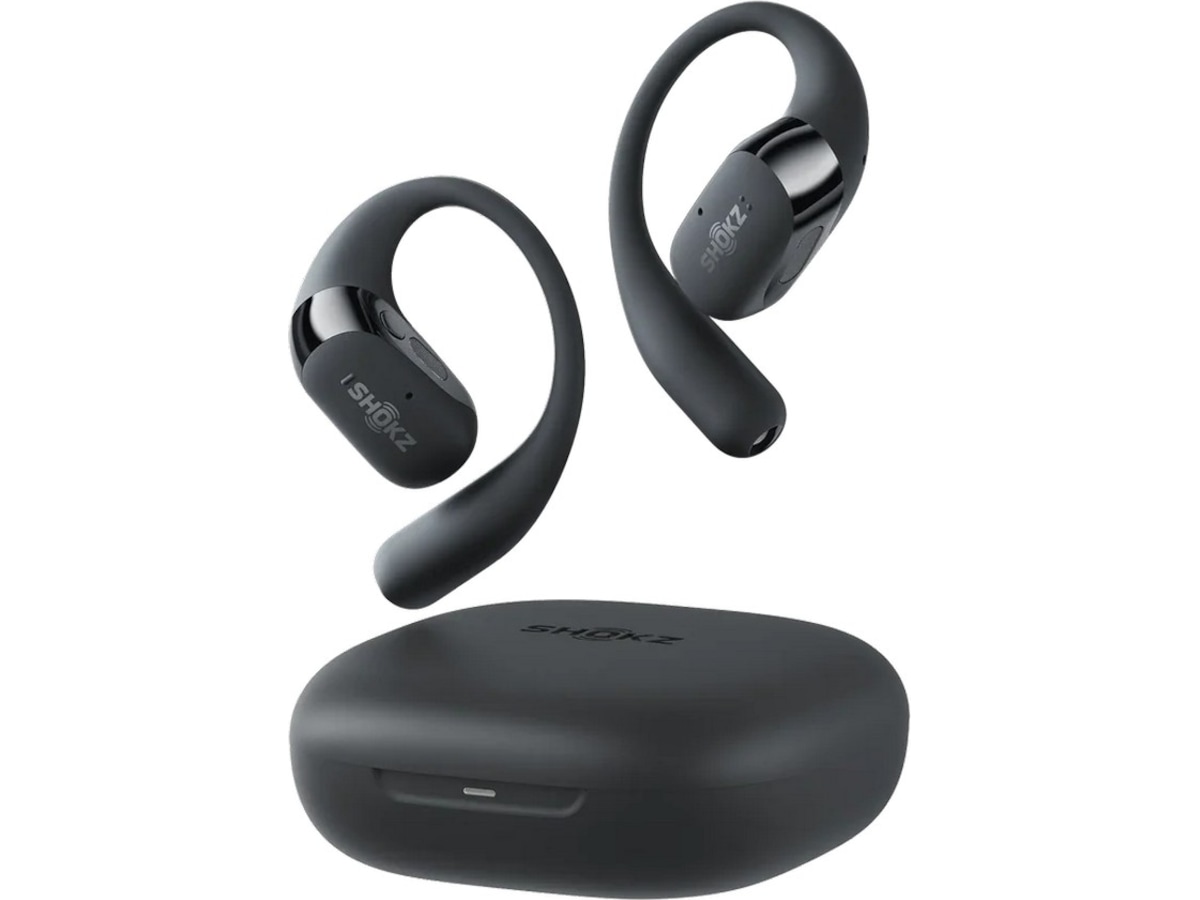 SHOKZ OpenFit 2+ Trådløse Ørepropper, On-Ear (sort) Ørepropper