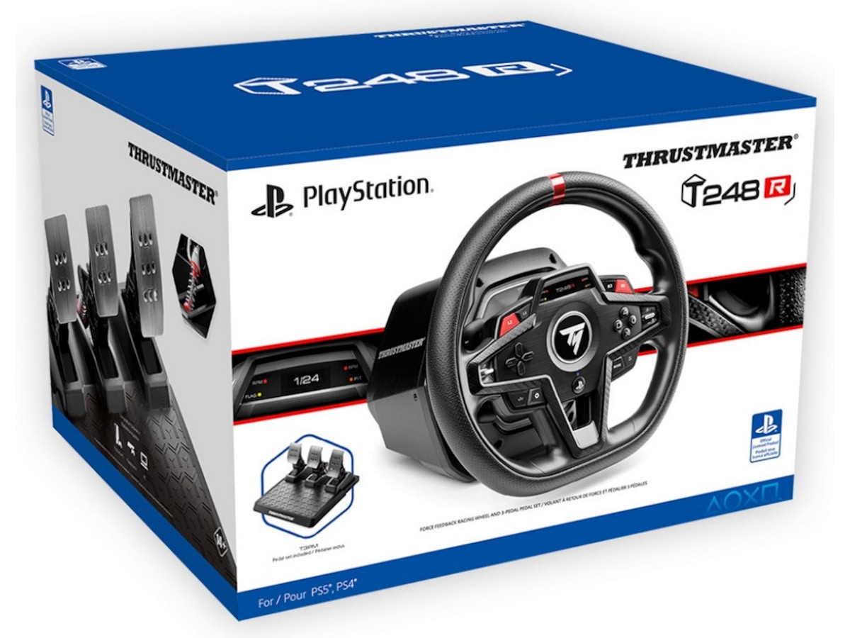 Thrustmaster T248R Racing Wheel Ratt & pedaler