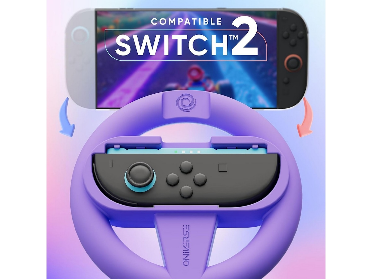 Oniverse 4-pakning racingshjul for Switch 2 Tilbehør