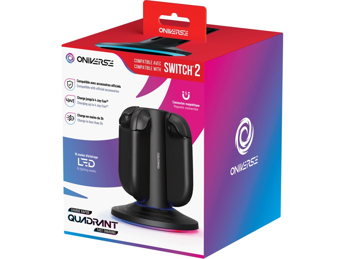 Oniverse Nintendo Switch 2 4 Joy-con ladestasjon Tilbehør