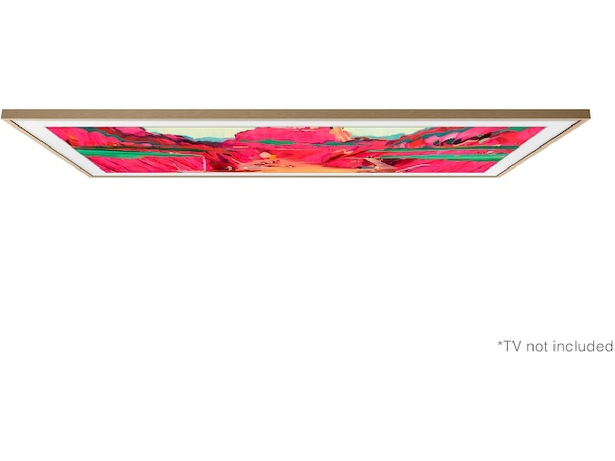 Samsung The Frame Pro 75" LS03FW + ramme Beige Wood 60 - 69 tommer TV