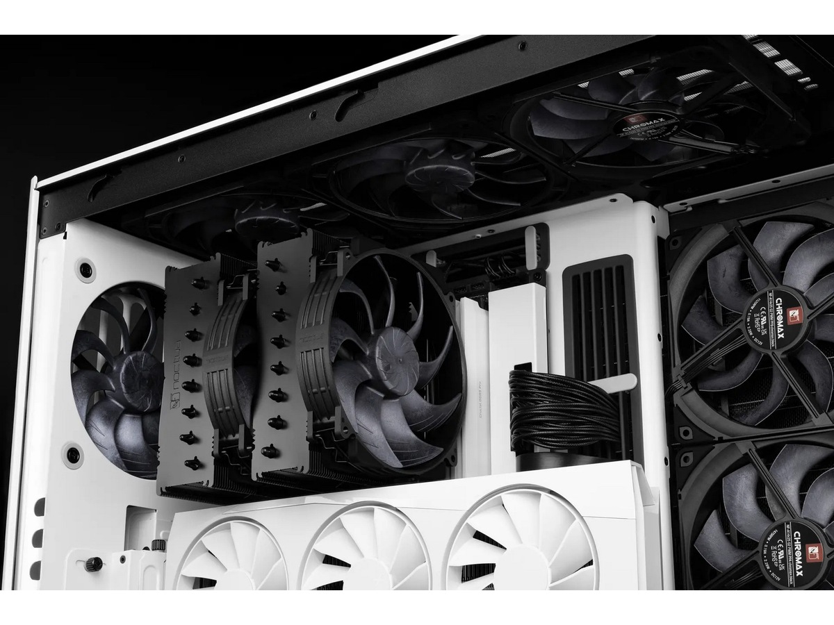 Noctua NF-A14x25r G2 PWM chromax.black Vifte Vifter