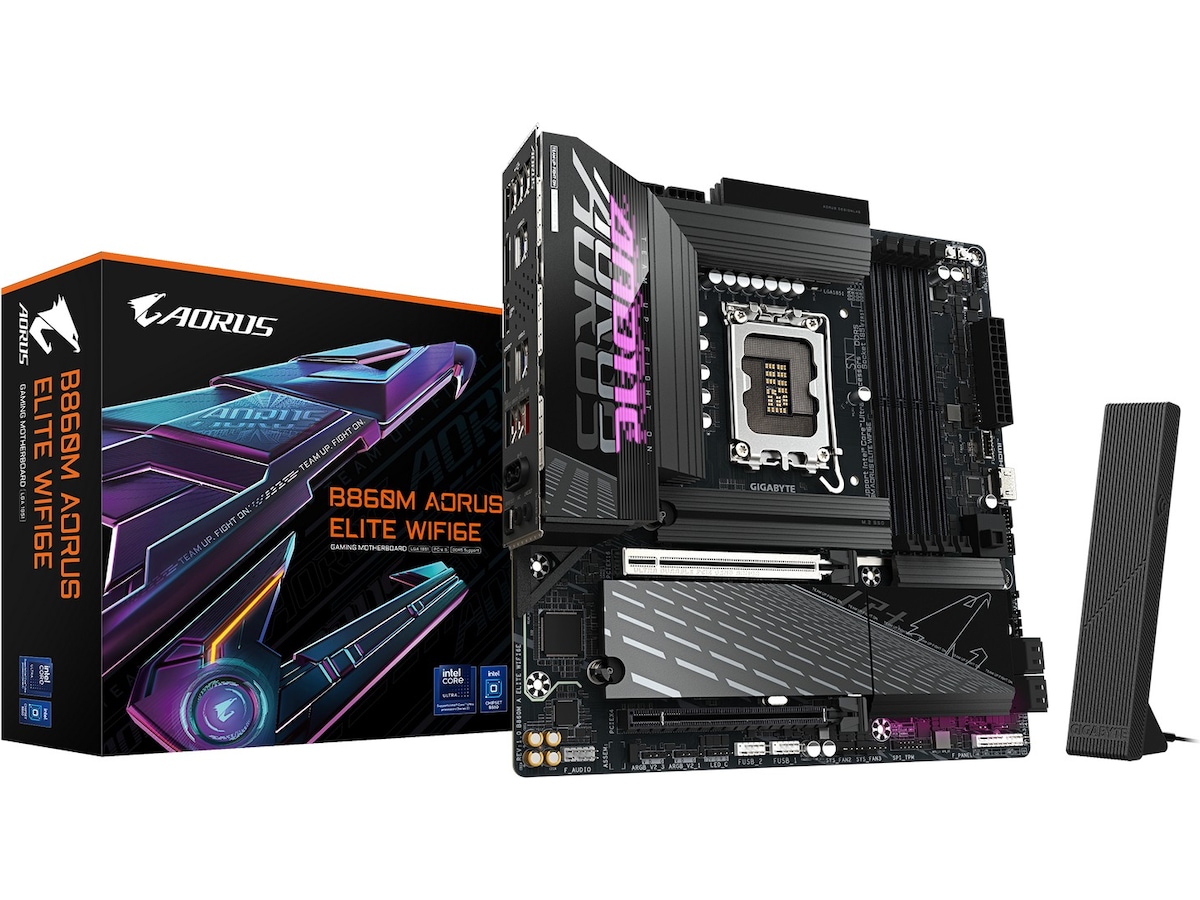 Gigabyte B860M AORUS ELITE WIFI6E Hovedkort Intel Socket